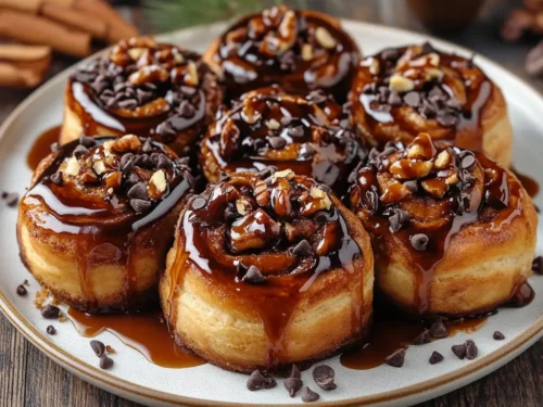 Clone of a Cinnabon with nut look ymmy