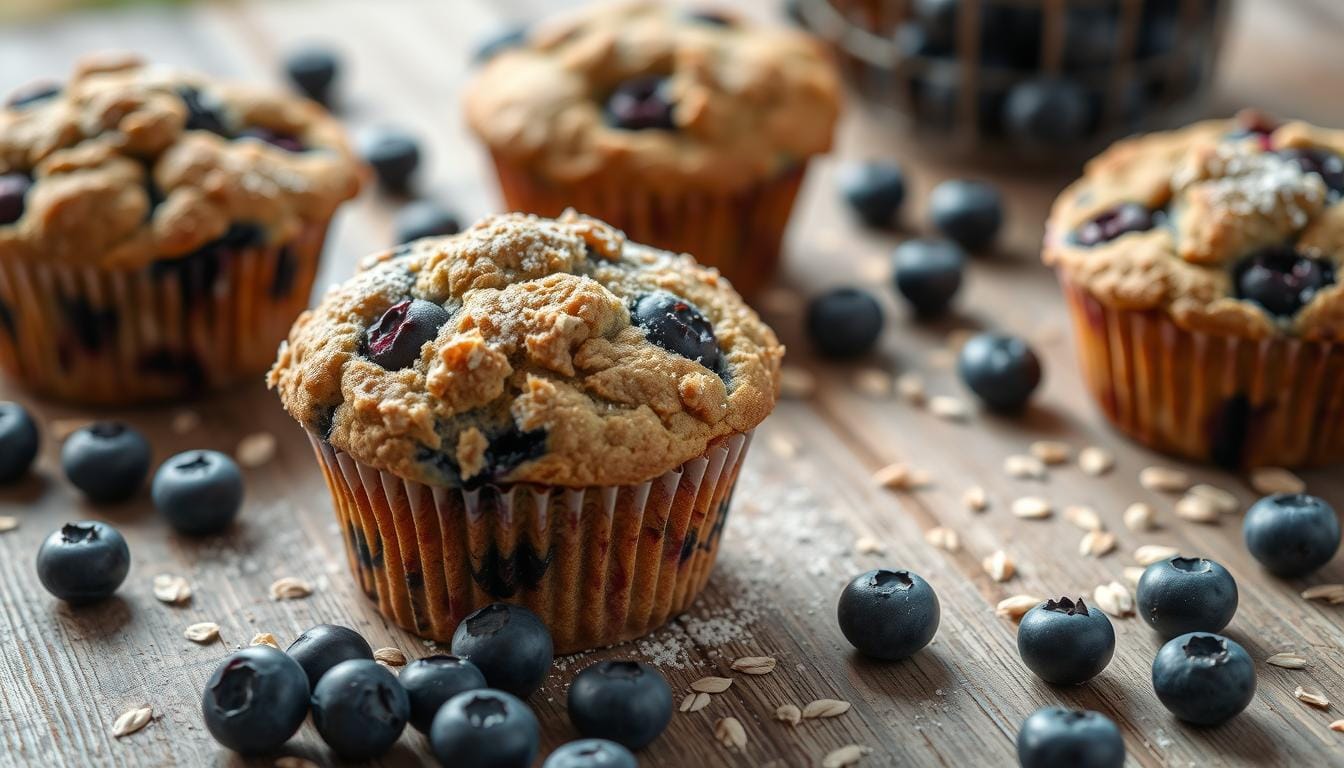 Blueberry Oatmeal Muffins