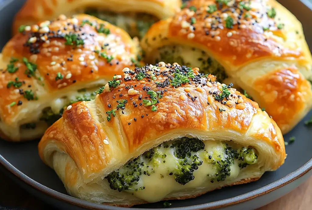 broccoli cheese crescent rolls YMY